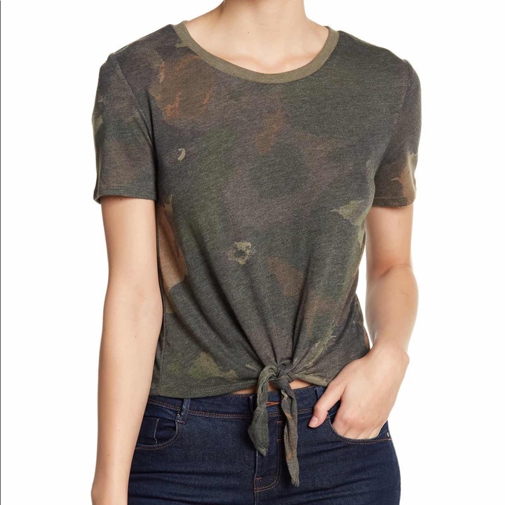 Alternative Camo Print Tie Waste Tee